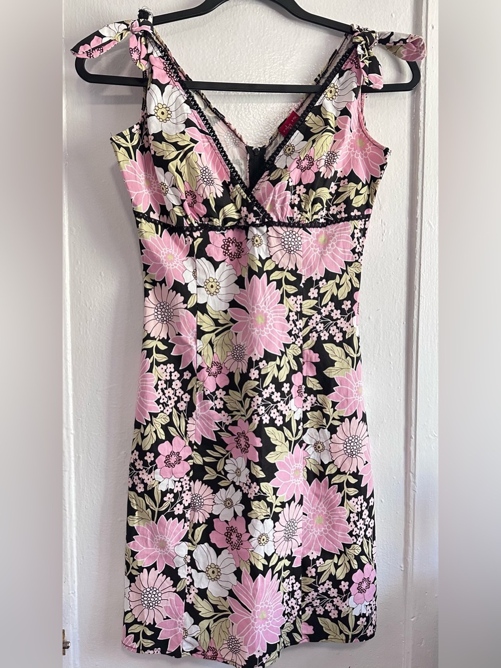 Ruby Rox Floral Dress with Pink and White Accents